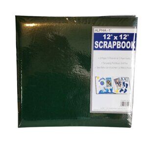 NWT 12" x 12" Scrapbook Top-Loading Green